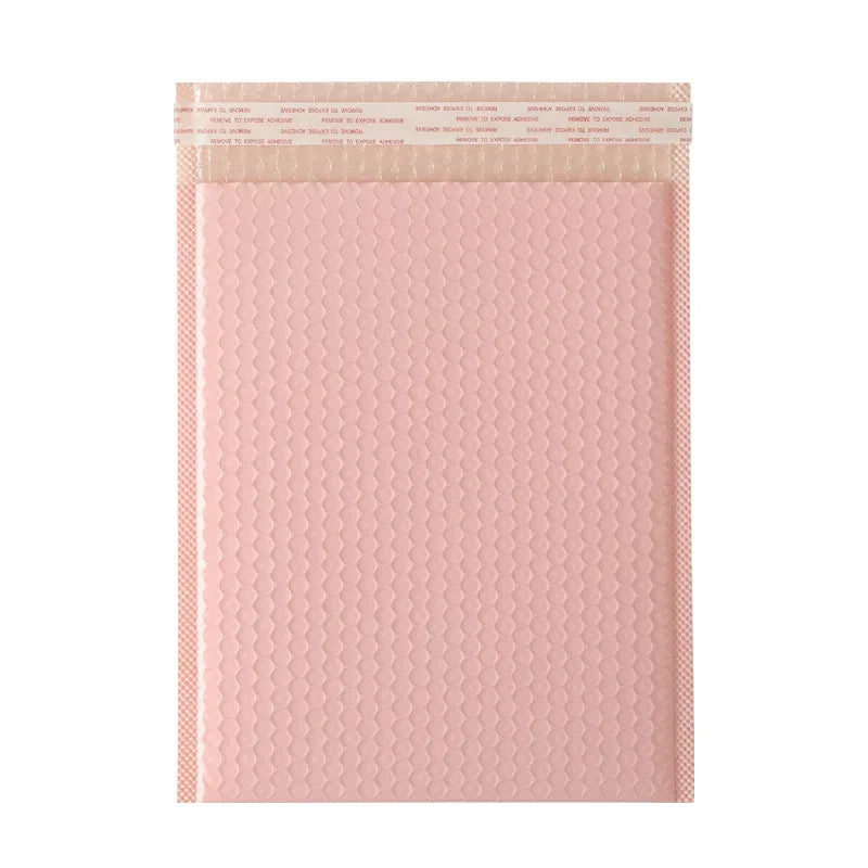 Bubble Mailer Quakeproof Pink Envelopes Padded Mailing Poly Mailer for Gift Packaging Self Seal Shipping Bags Padding Pink