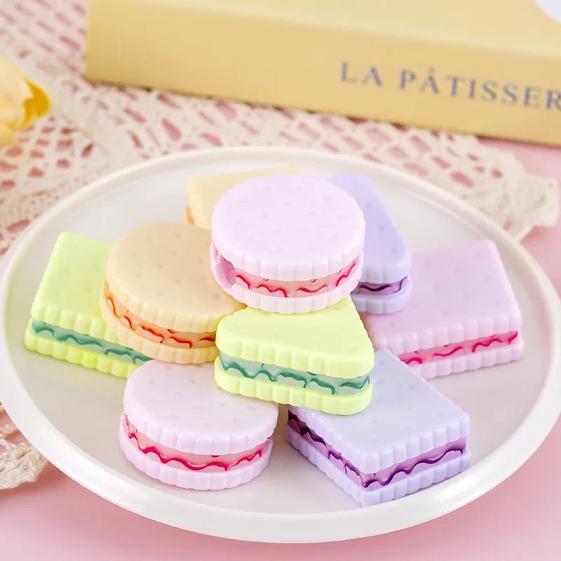 2 Piece Cute Kawaii Cookie Pencil Sharpener Biscuit School Office Supply Creative Stationery Ellen Brook Lovely Dessert